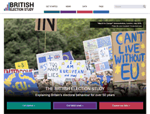 Tablet Screenshot of britishelectionstudy.com